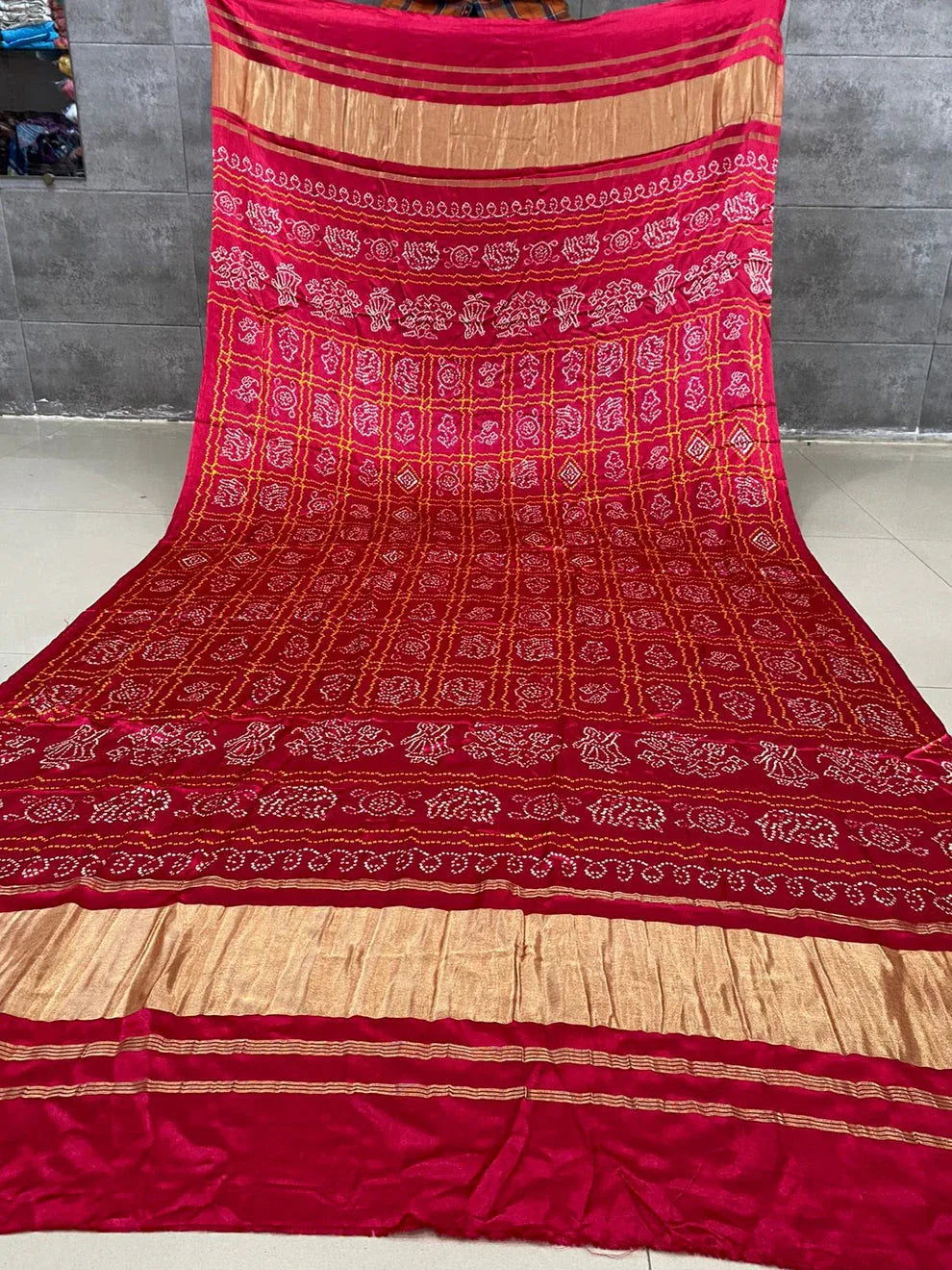 Designer Digital Print Gaji Modal Silk Duptta - Anant Exports