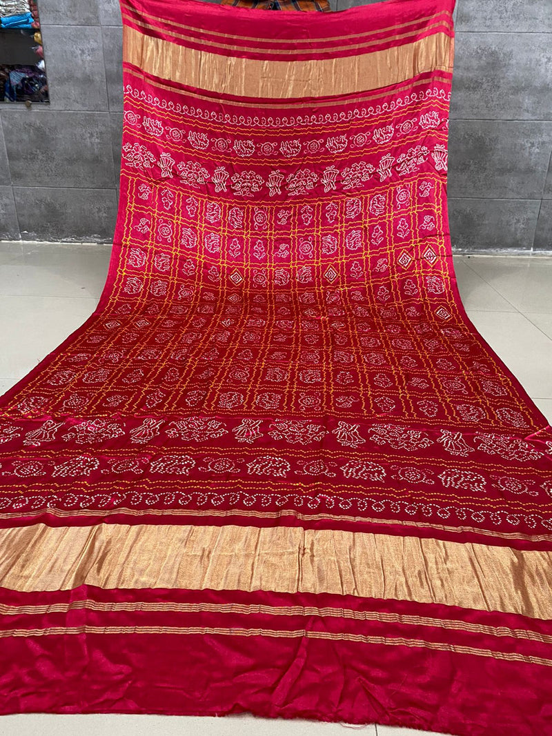 Designer Digital Print Gaji Modal Silk Duptta