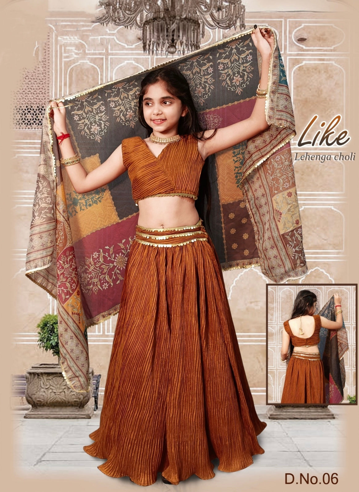 Beautiful Designer Kid's Lehenga Choli