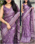 Party Wear Cotton Jute Sarees - Anant Exports