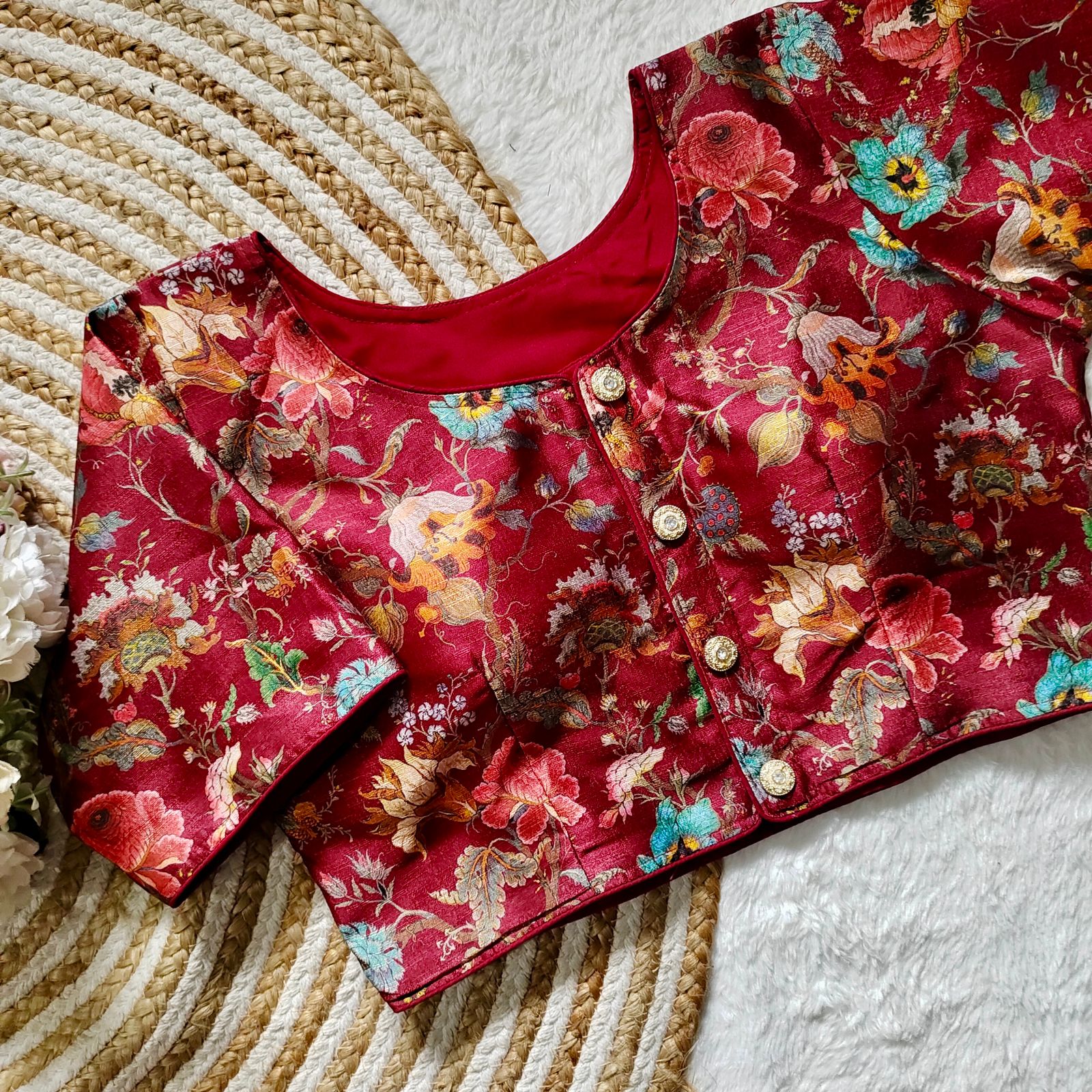 Beautiful Designer Decent Print Blouse