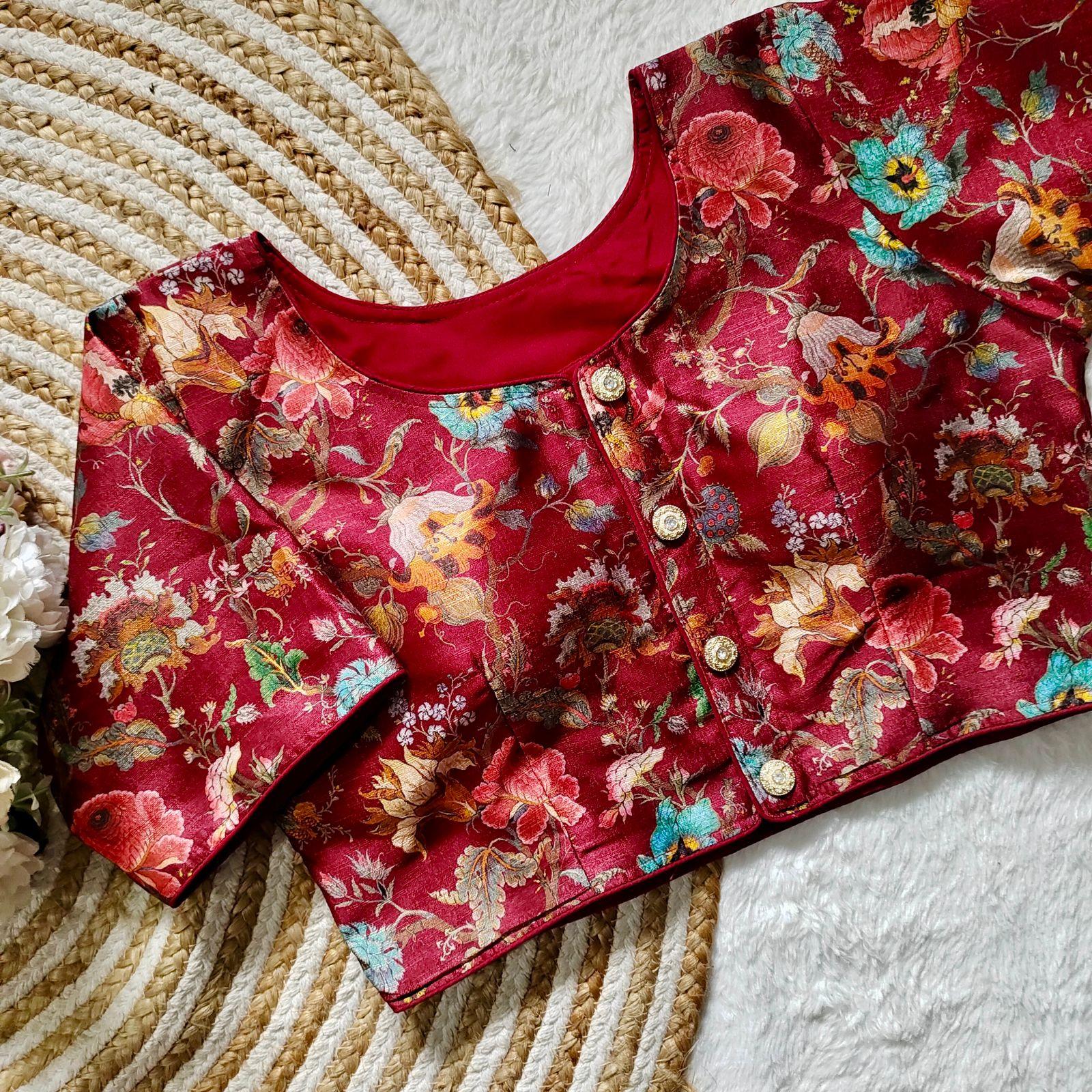 Beautiful Designer Decent Print Blouse - Anant Exports