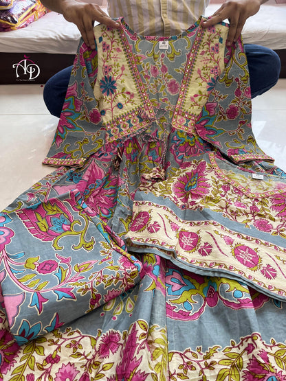 Beautiful Party Wear Designer Rajwadi Shurg Suit - Anant Exports