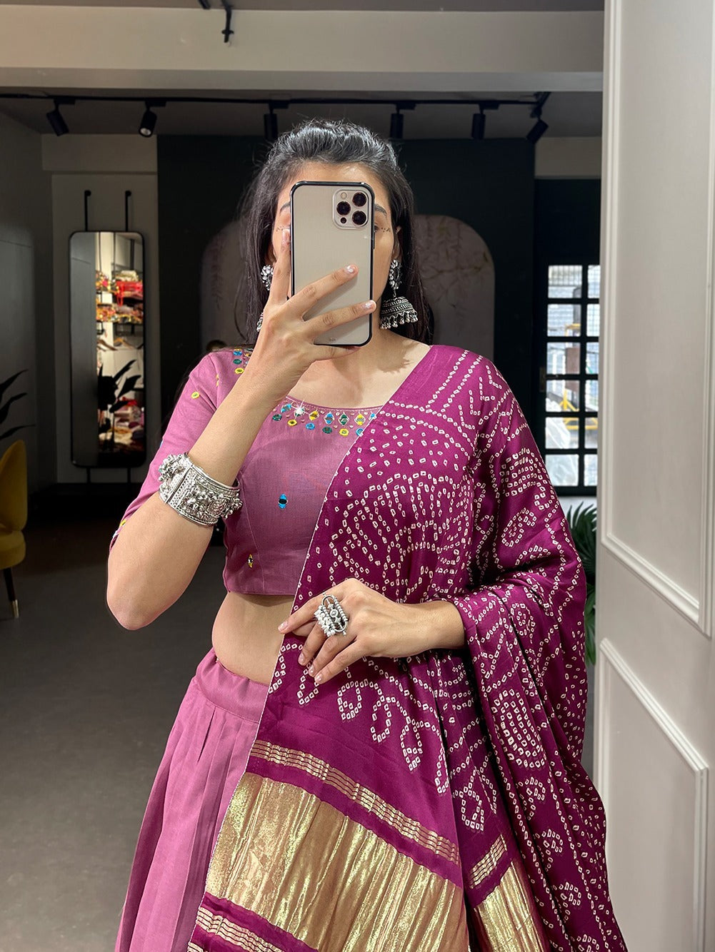 Navratri Special Traditional Looks For Lehenga choli Dno 1676