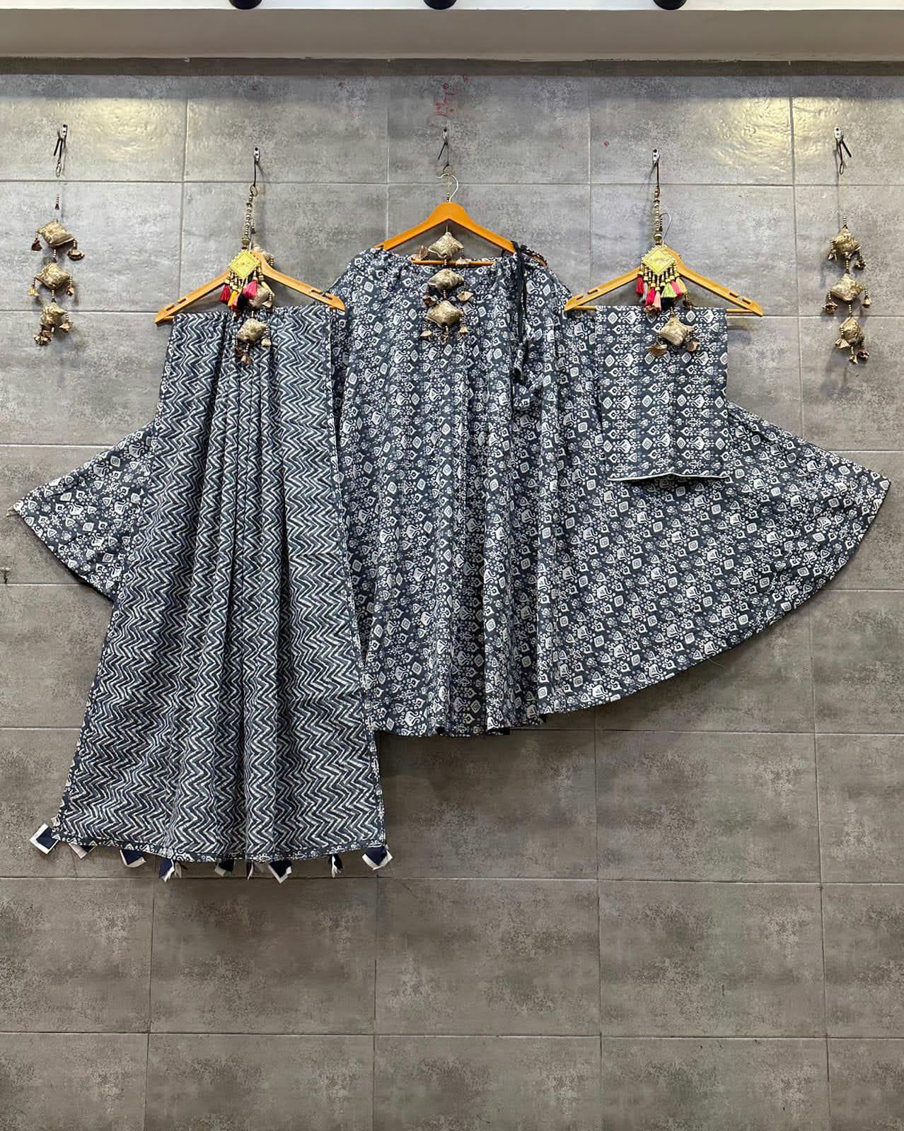 Beautiful Designer Cotton Lehenga Choli - Anant Exports