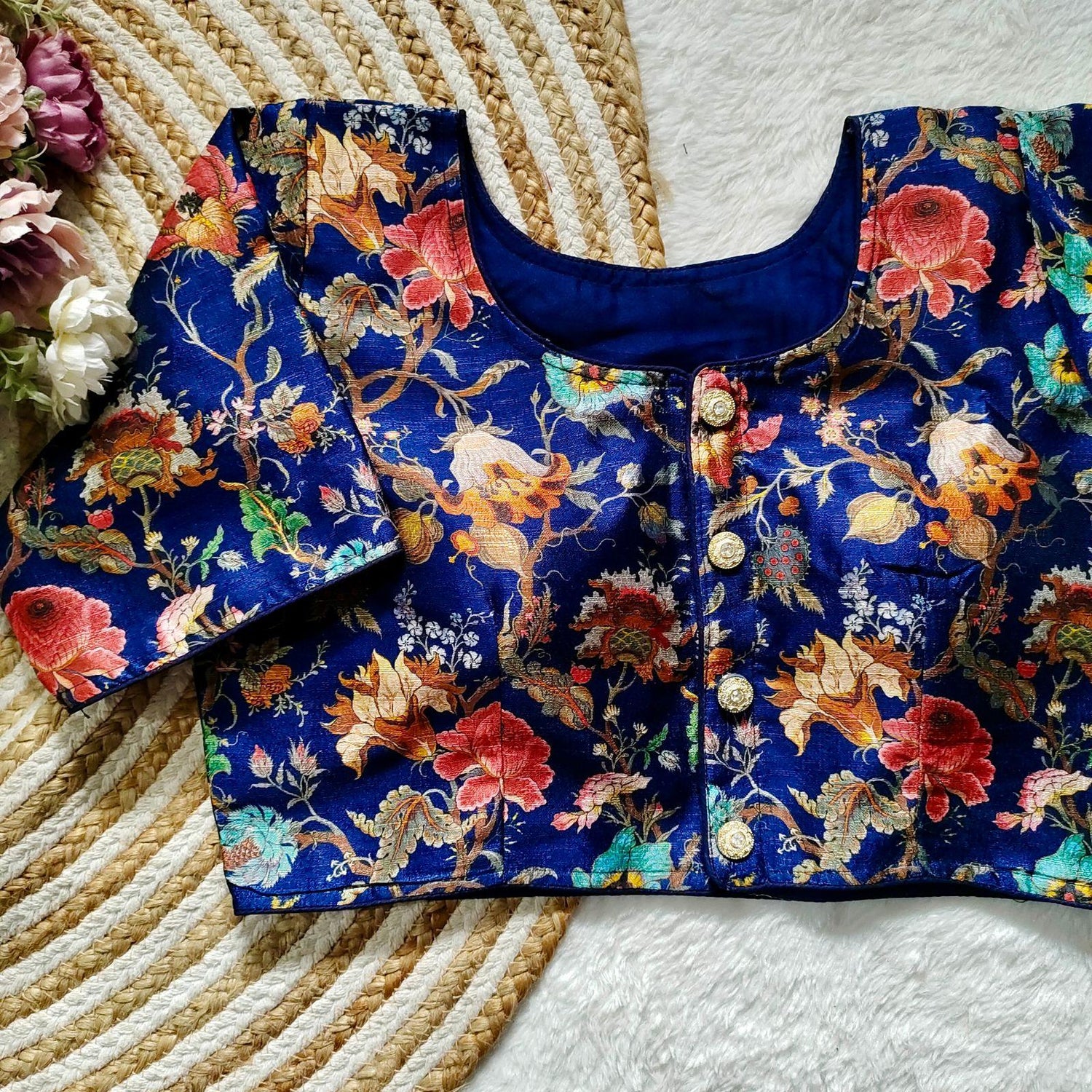 Beautiful Designer Decent Print Blouse - Anant Exports