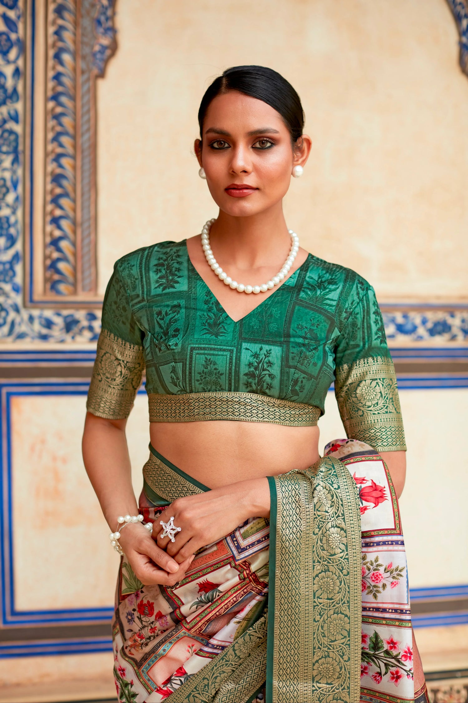 Luxurious Designer Saree in Dola Viscose for Special Occasions