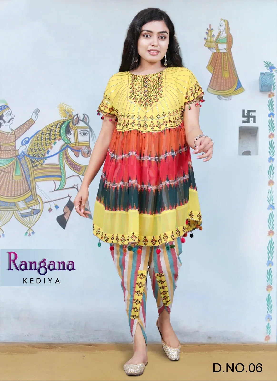 Traditional Navratri Festival Rangana Kediya Dress - Anant Exports