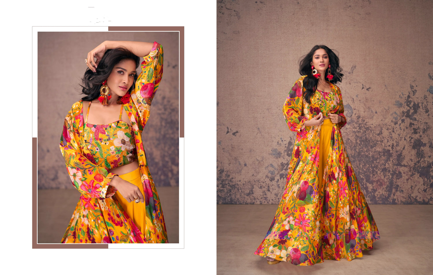 Beautiful Designer Occasion Wear Indo Western Dress