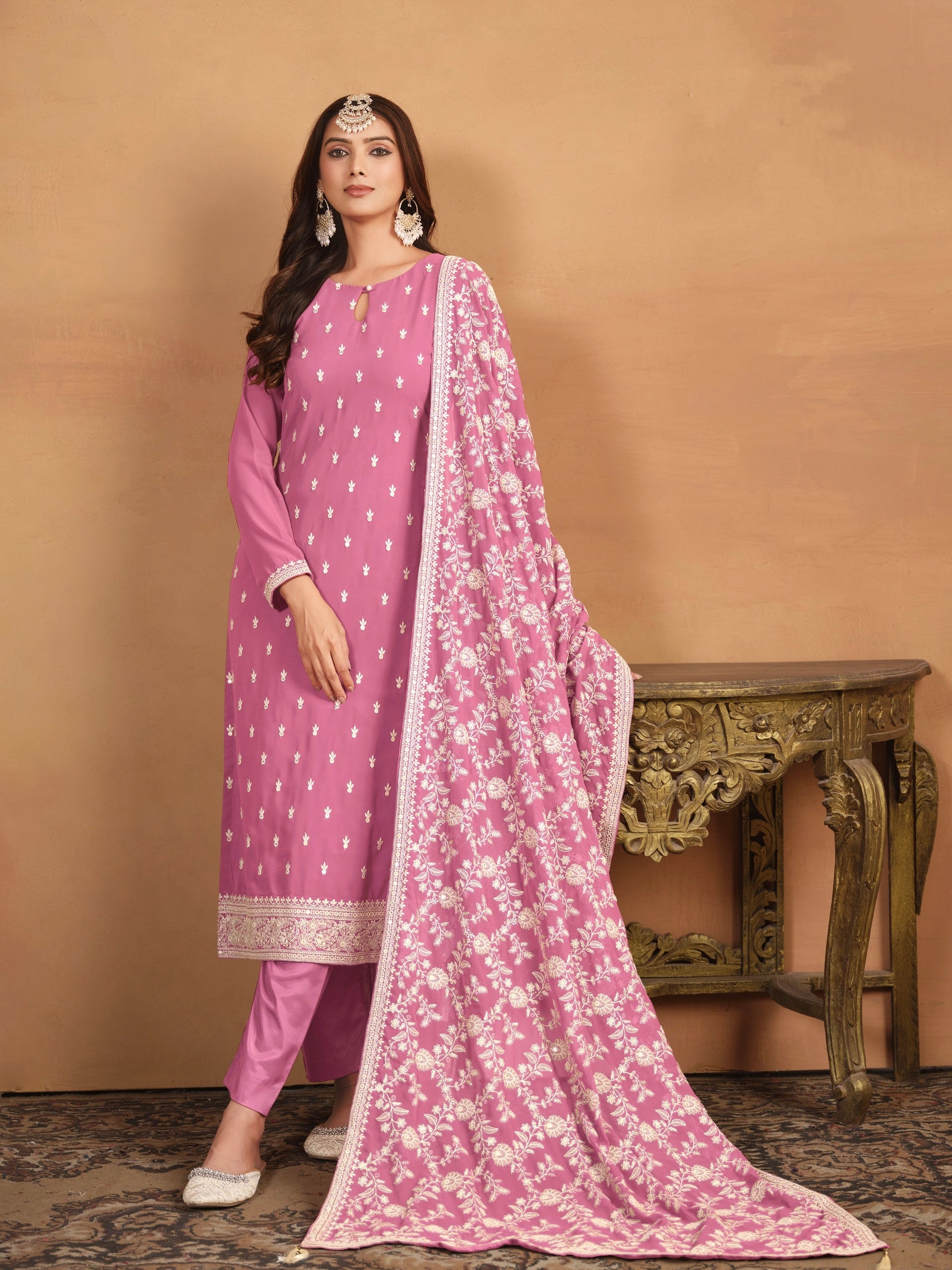 Designer Wedding Wear Latest Anarkali Style Salwar Suit