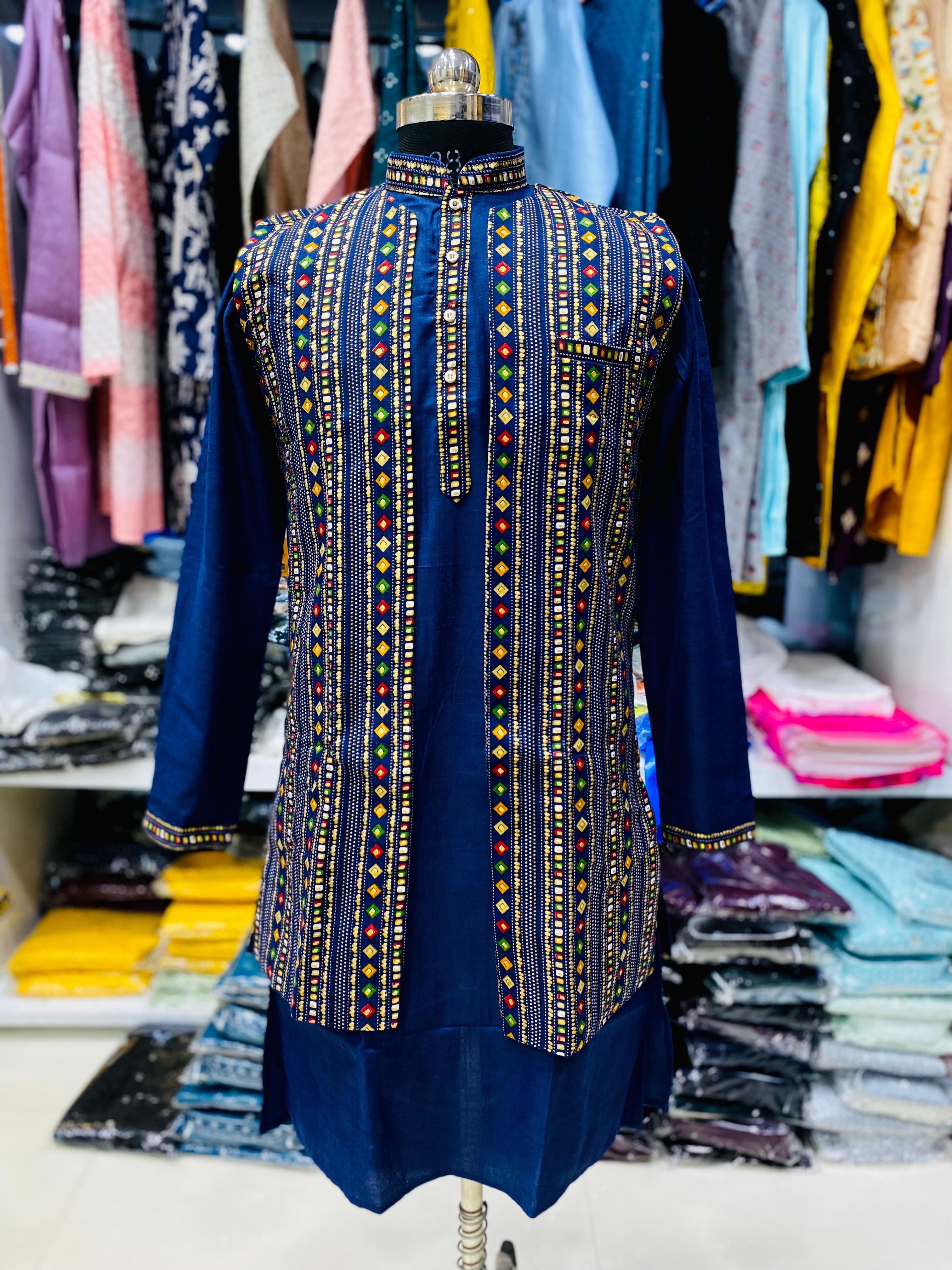 INDO WESTERN STYLE KURTA FOR MEN'S