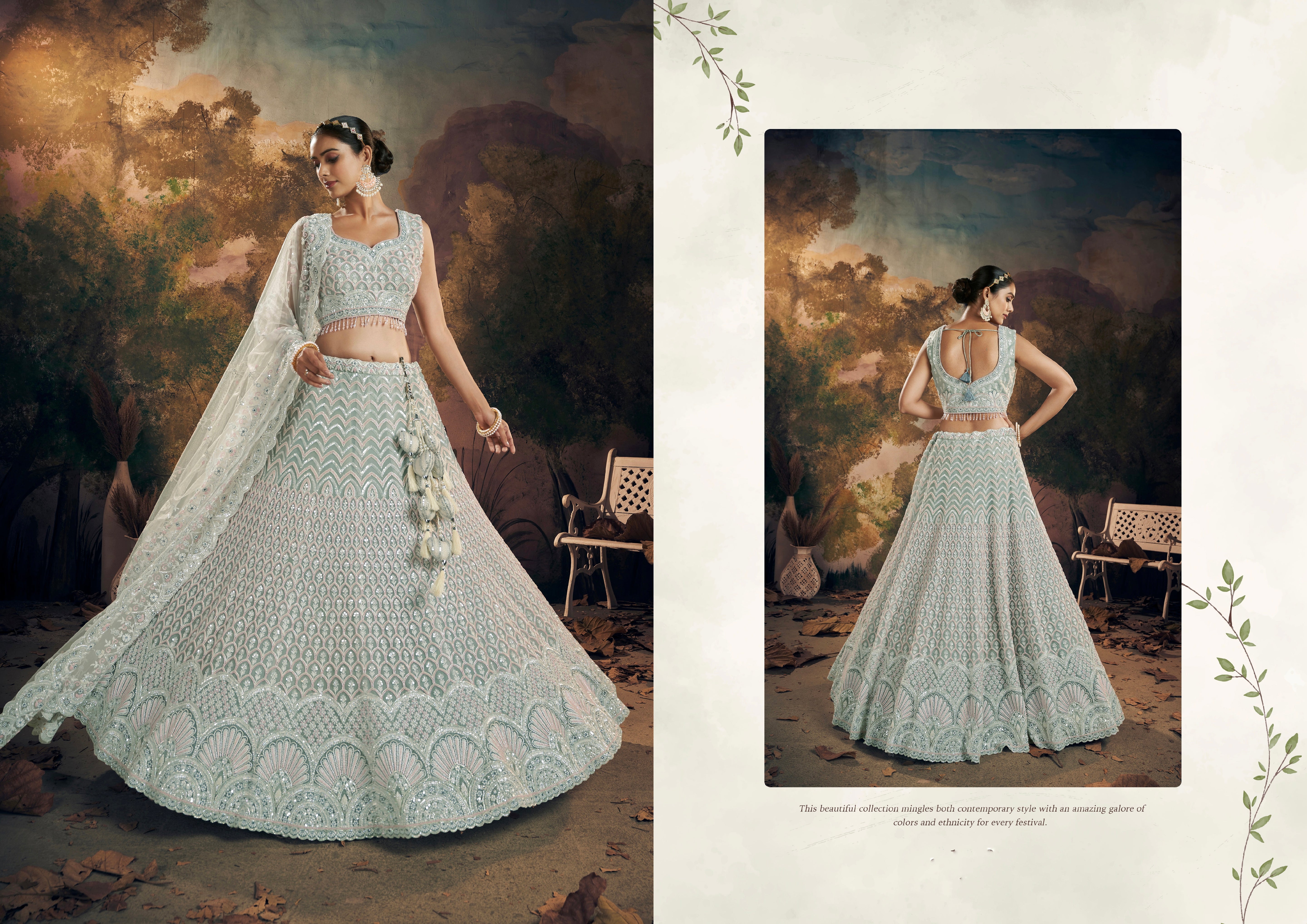 Beautiful Designer Wedding Wear Latest Bridal Lehenga Choli