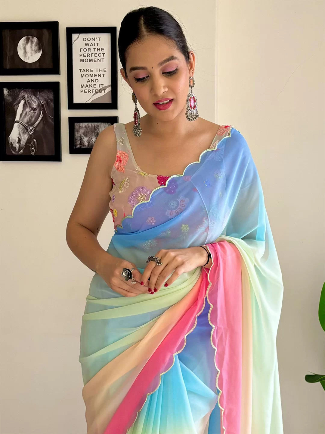 Sequance Saree