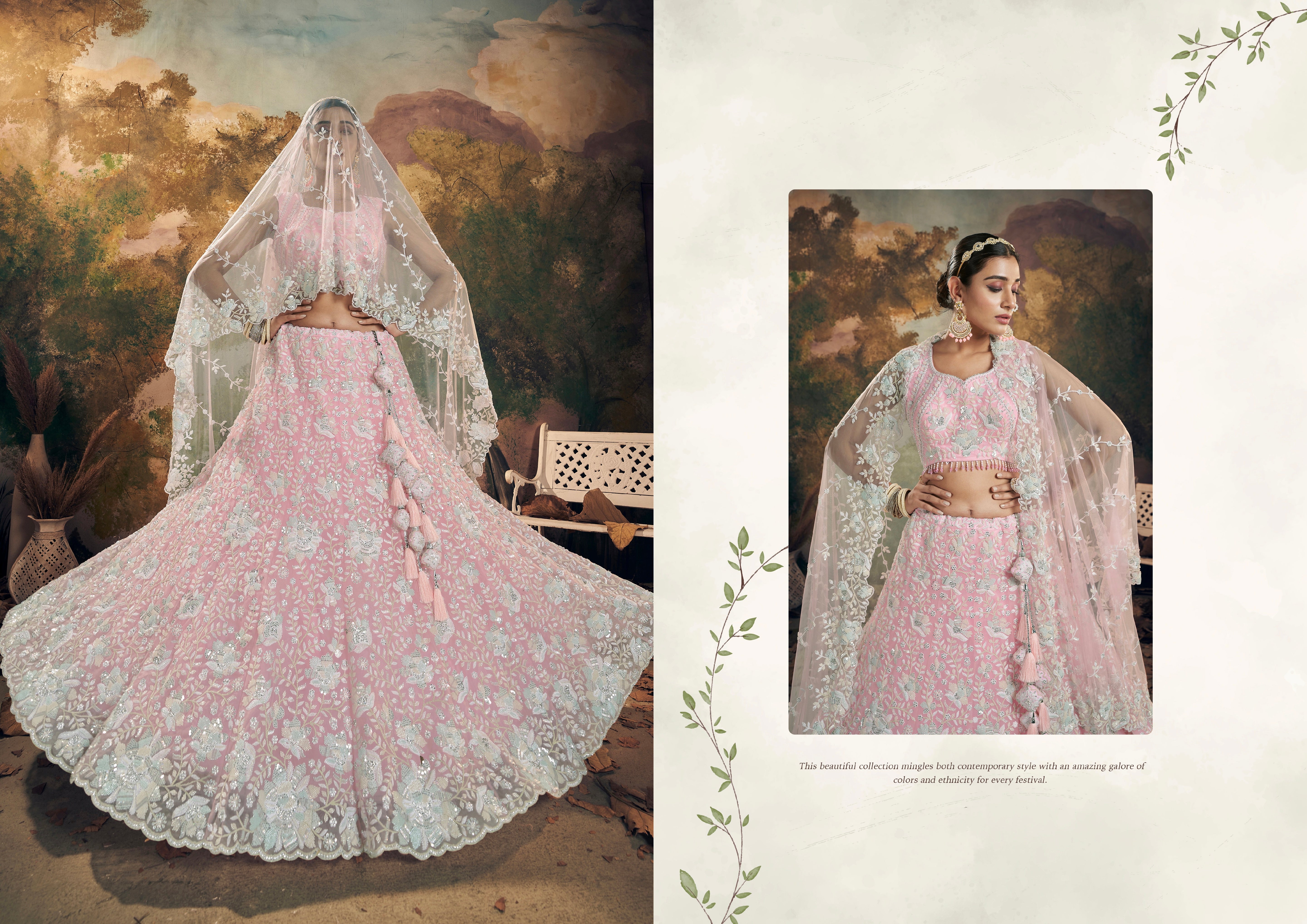 Beautiful Designer Wedding Wear Latest Bridal Lehenga Choli