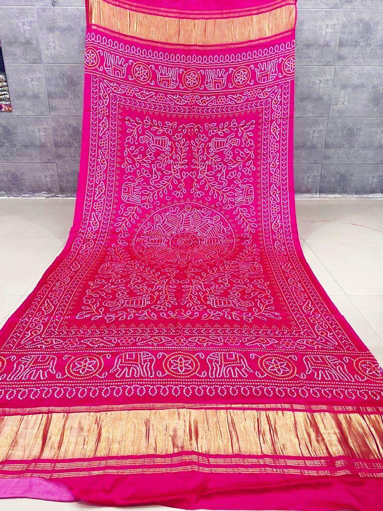 Beautiful Designer Semi Gaji Silk Dupptta