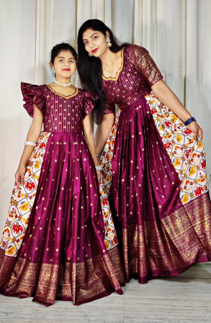 Beautiful Mother Daughter Combo Gwon Collection - Anant Exports