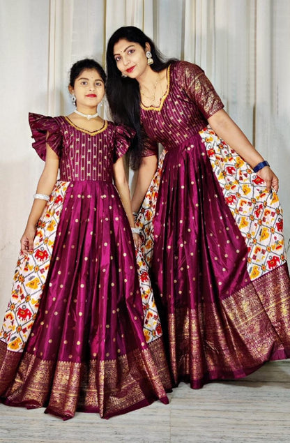 Beautiful Mother Daughter Combo Gwon Collection - Anant Exports
