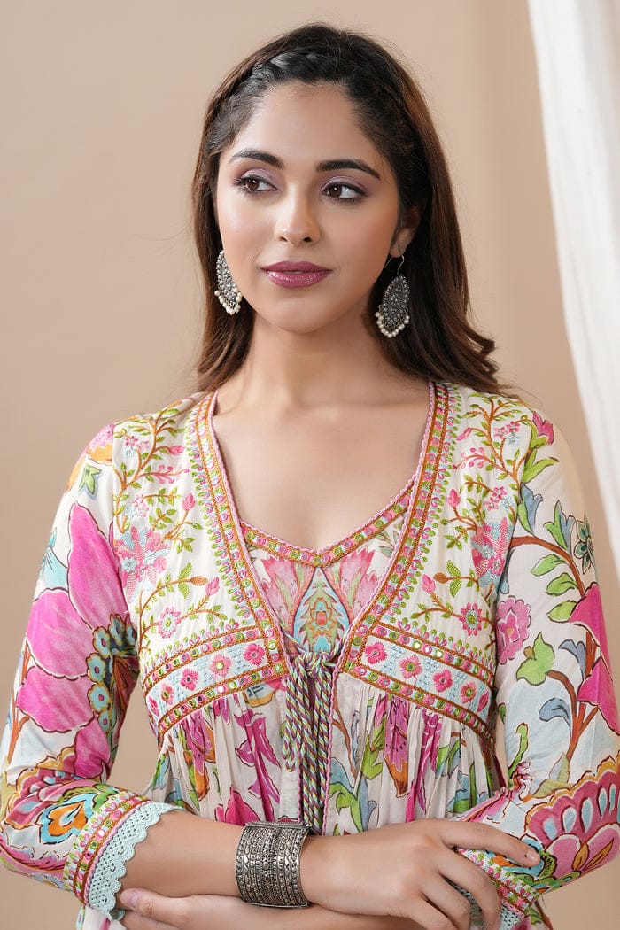 Beautiful Party Wear Designer Rajwadi Shurg Suit