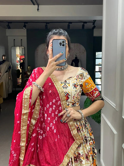 Navratri Garba Wear Lehenga Choli D.No. 1621 - Anant Exports