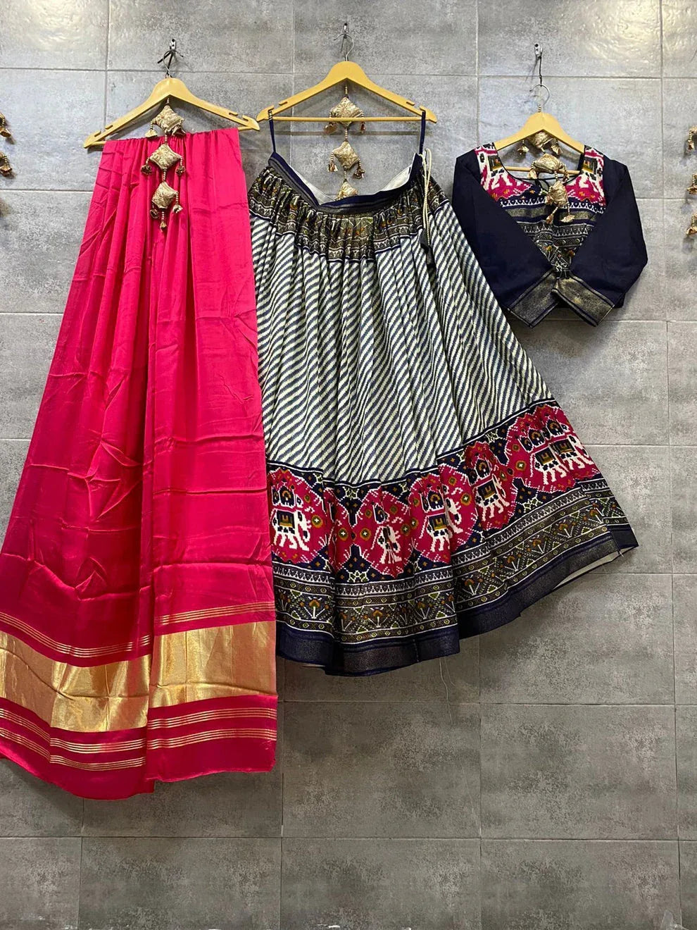 Beautiful Traditional Heavy Digital Print Patola Lehenga Choli - Anant Exports