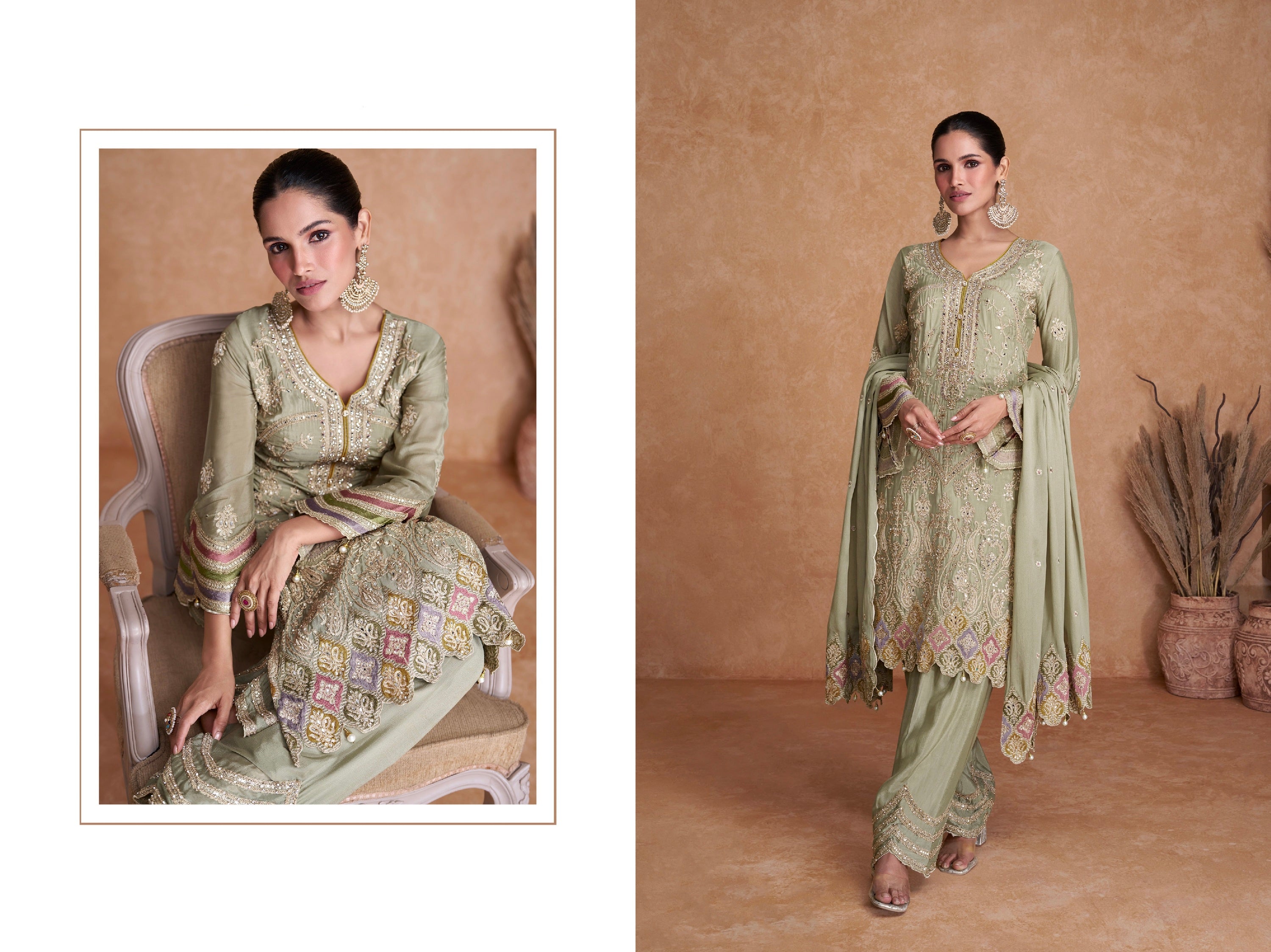 Beautiful Designer Occasion Wear Latest Anarkali Style Salwar Suit