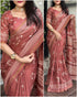 Party Wear Cotton Jute Saree - Anant Exports