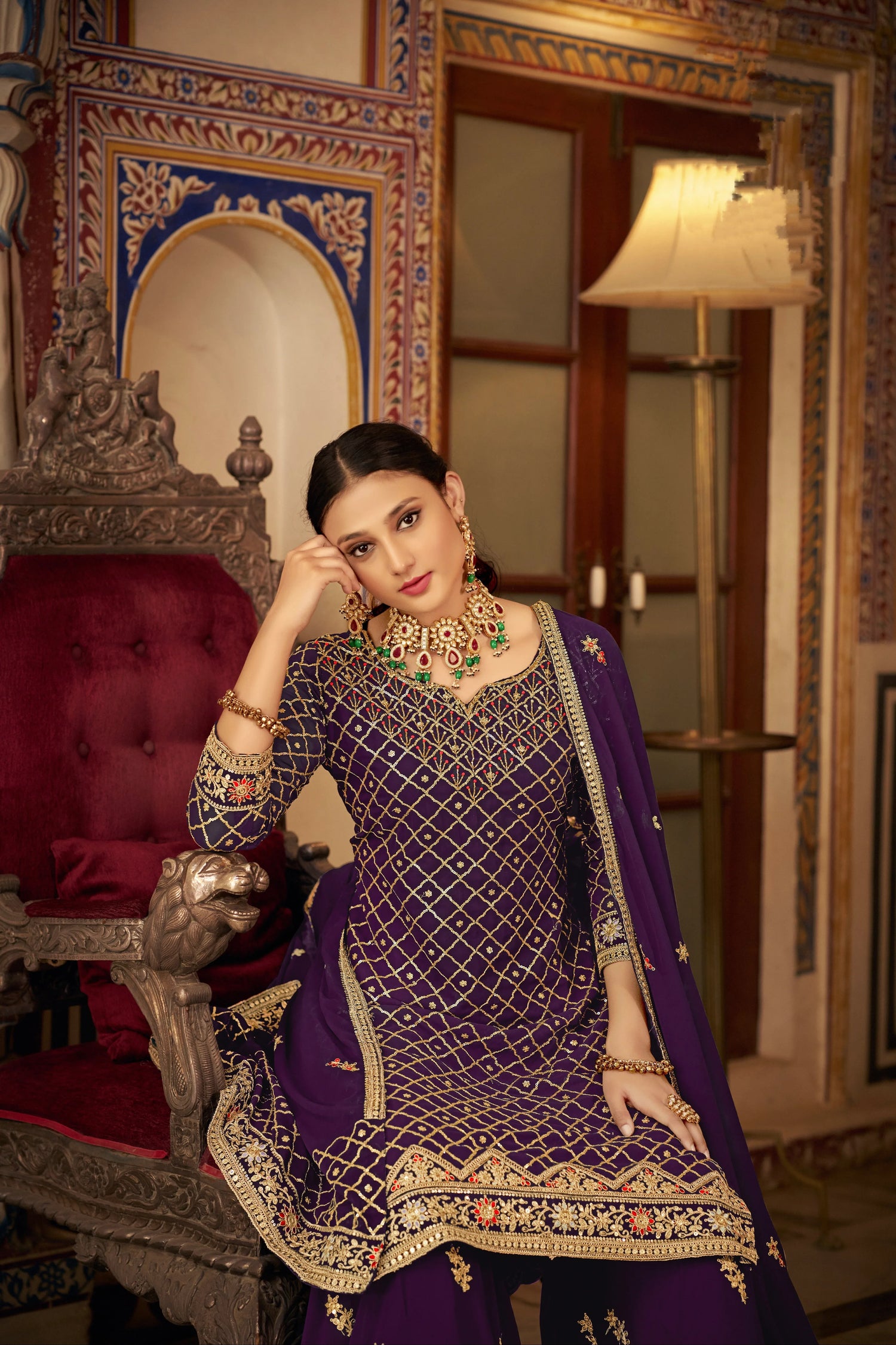 Designer Wedding Wear Latest Punjabi Style Salwar Suit