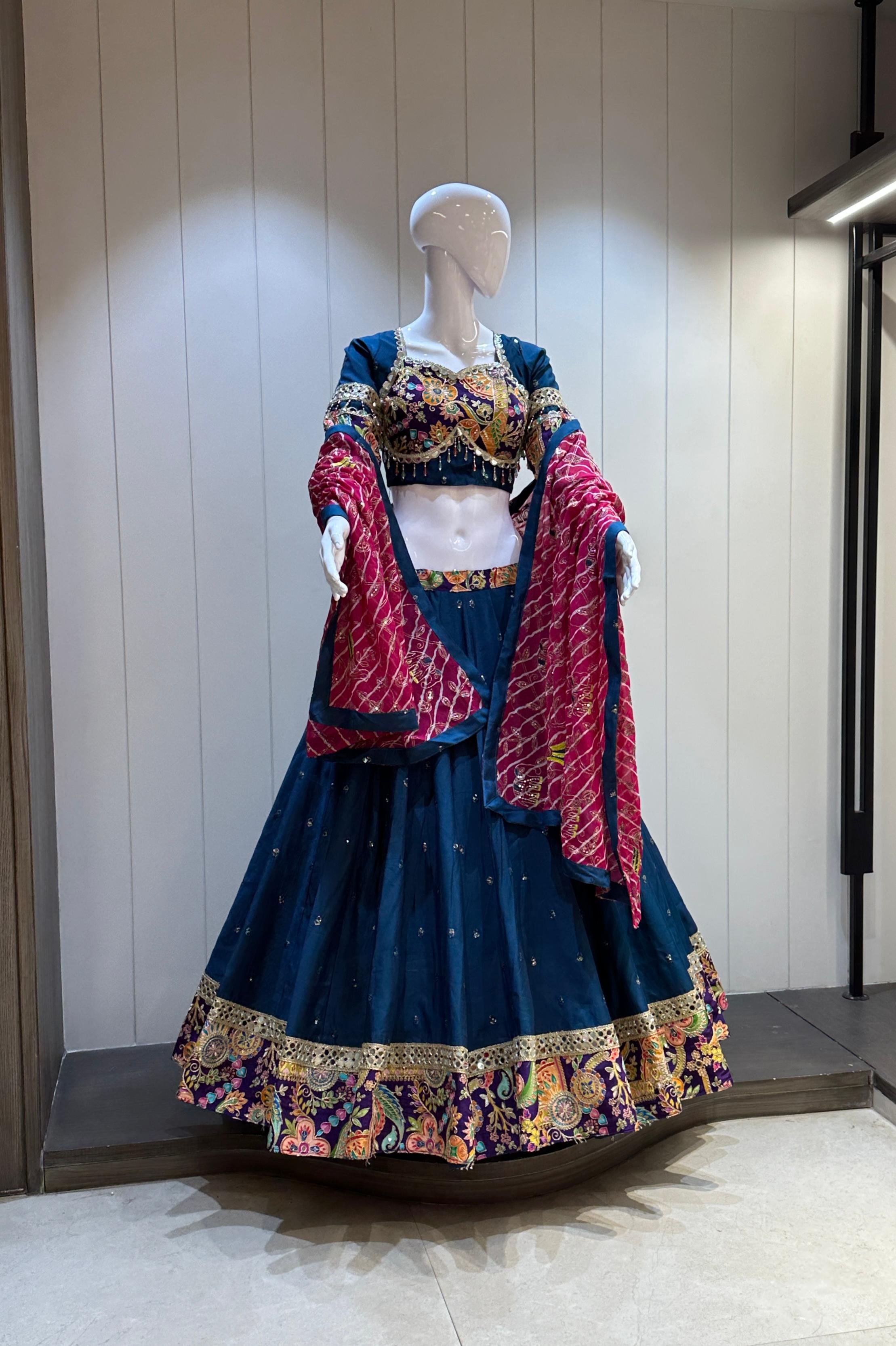 Designer chaniya choli for traditional festivals

