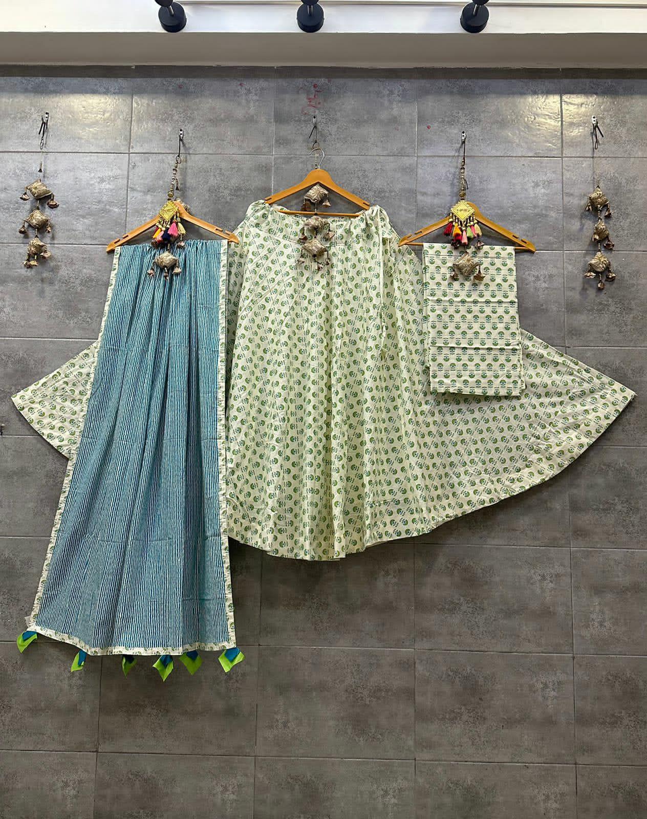 Beautiful Designer Cotton Lehenga Choli - Anant Exports