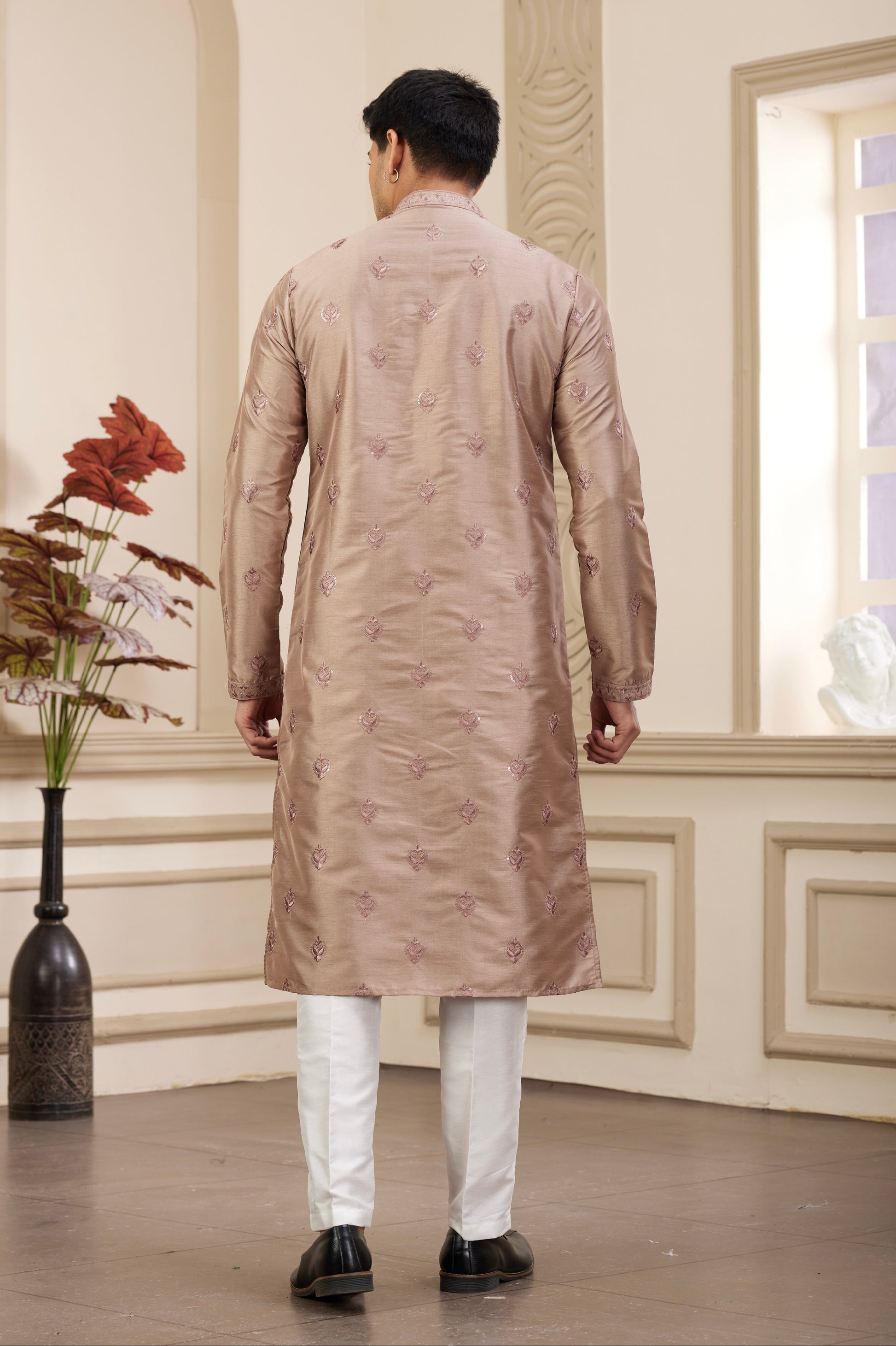 Festive wear brown kurta pajama