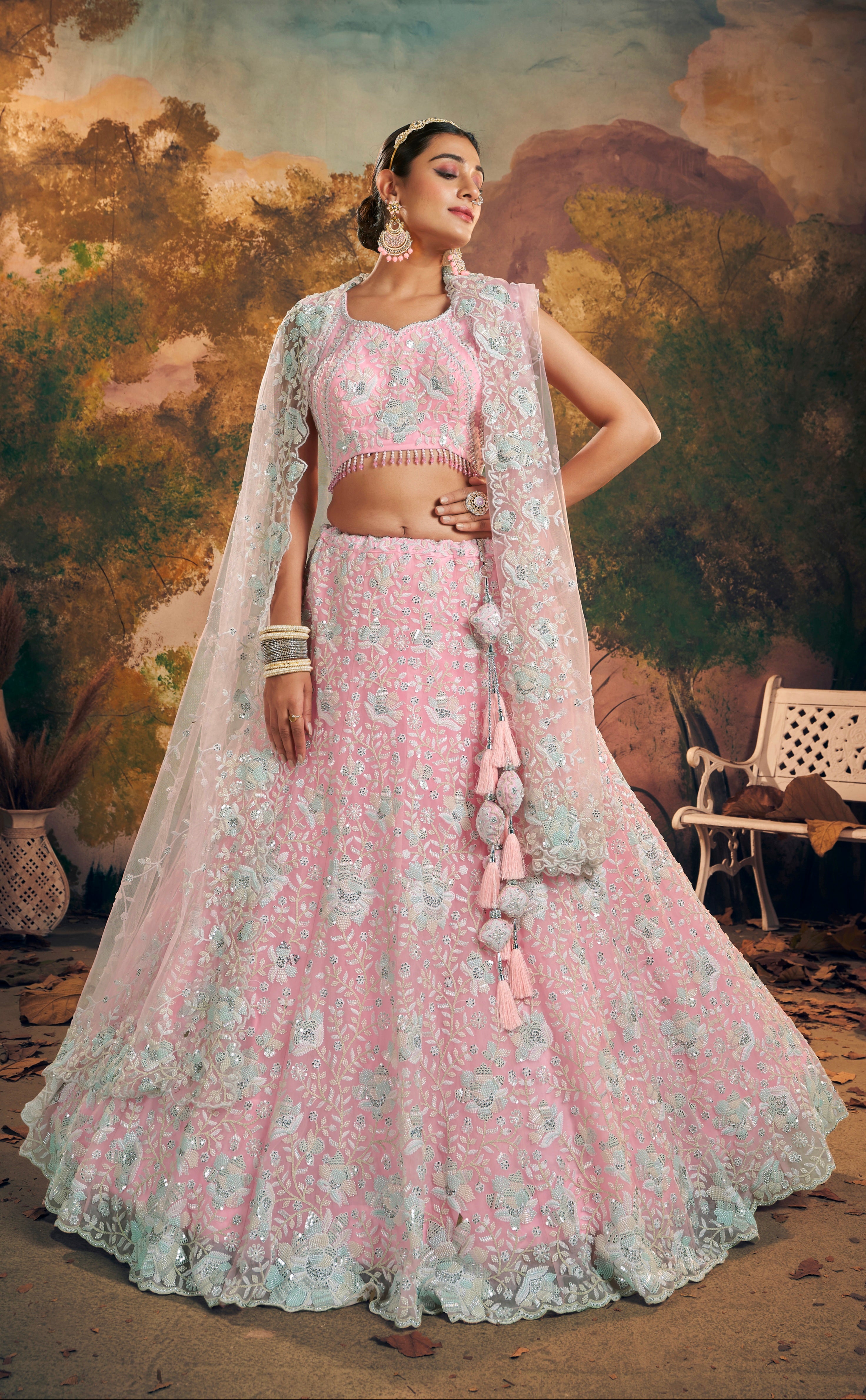 Beautiful Designer Wedding Wear Latest Bridal Lehenga Choli