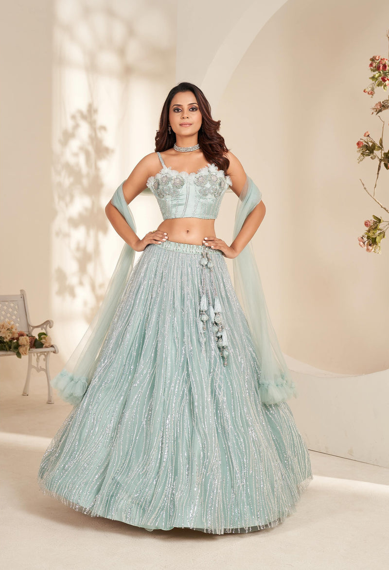 Beautiful Designer Occasion Wear Latest Handwork Lehenga Choli