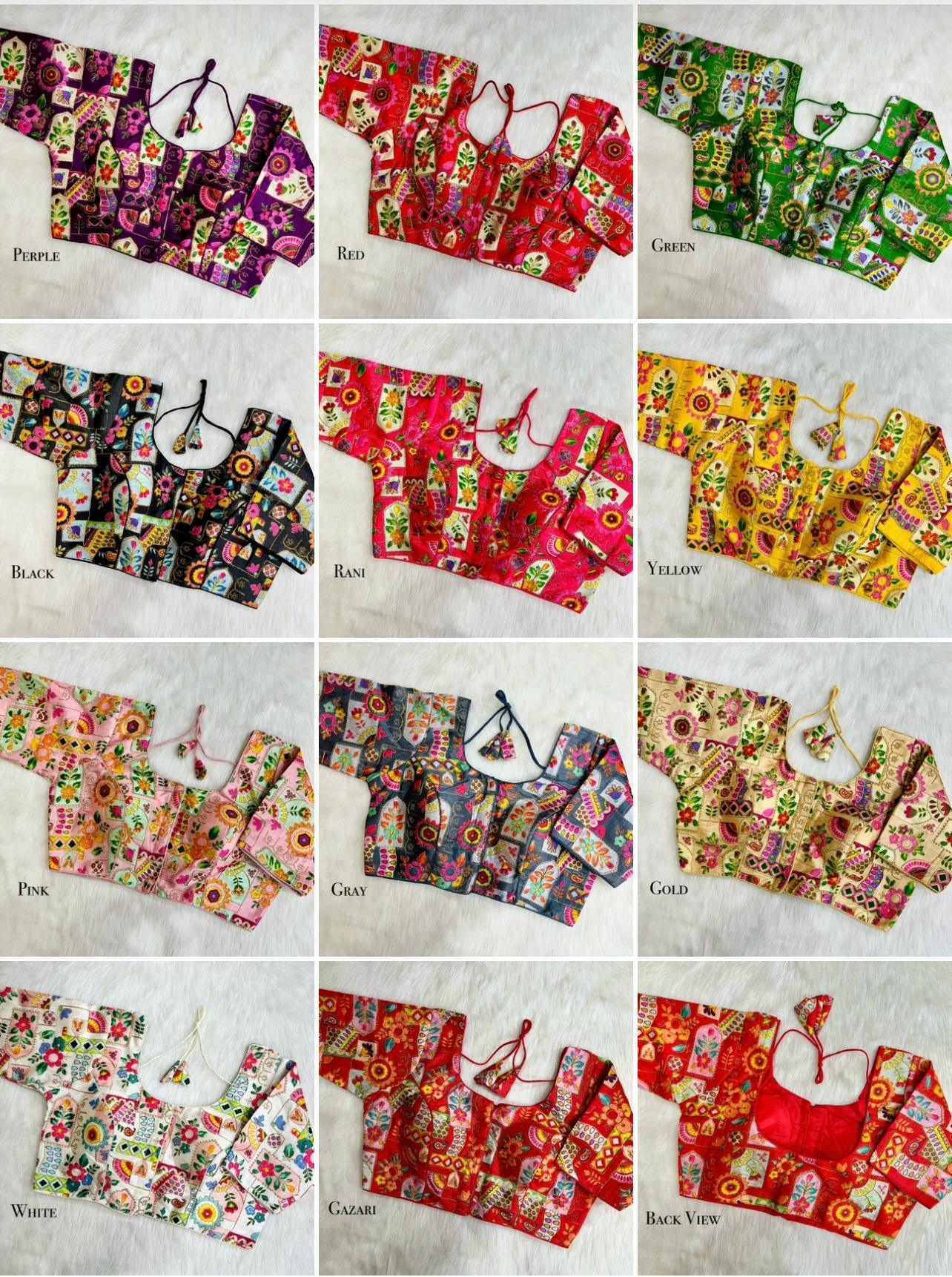 Beautiful Partywear Occasions Blouse Collection - Anant Exports