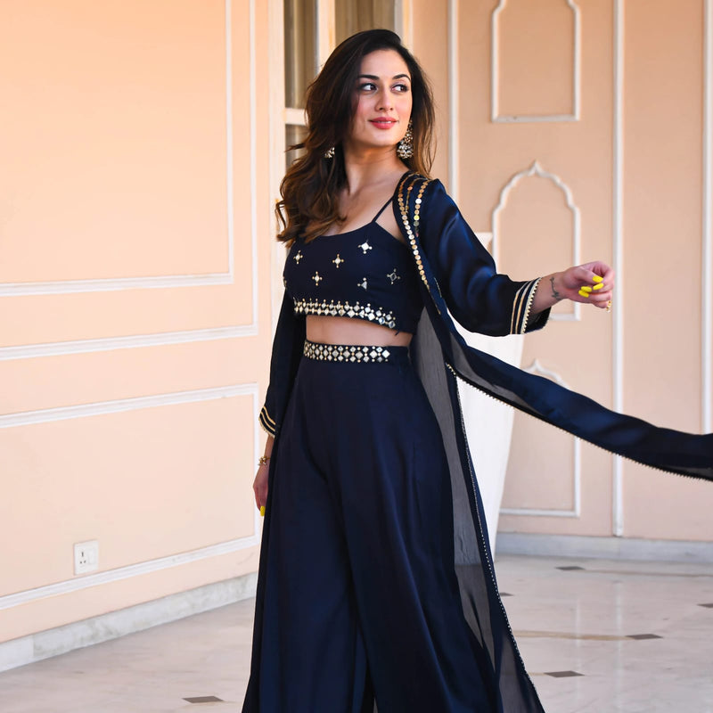 Designer Ethnic Wear Sharara Suit