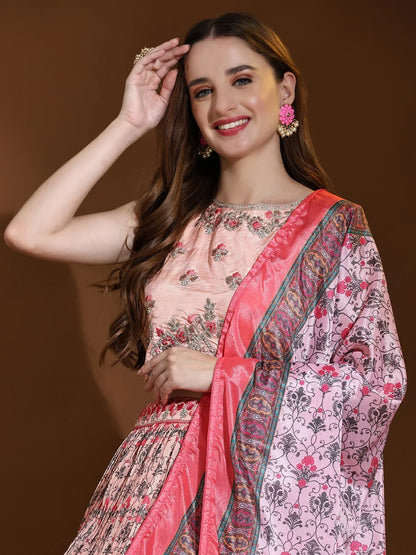 Party Wear Readymade Crop Top Lehenga D.no C 2047 - Anant Exports