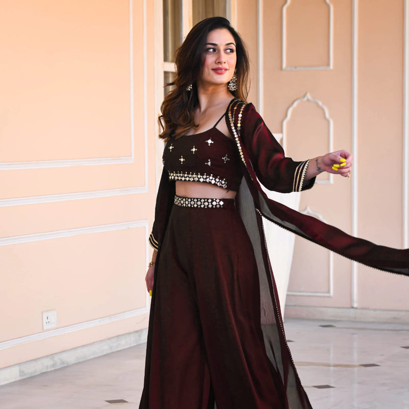 Designer Ethnic Wear Sharara Suit