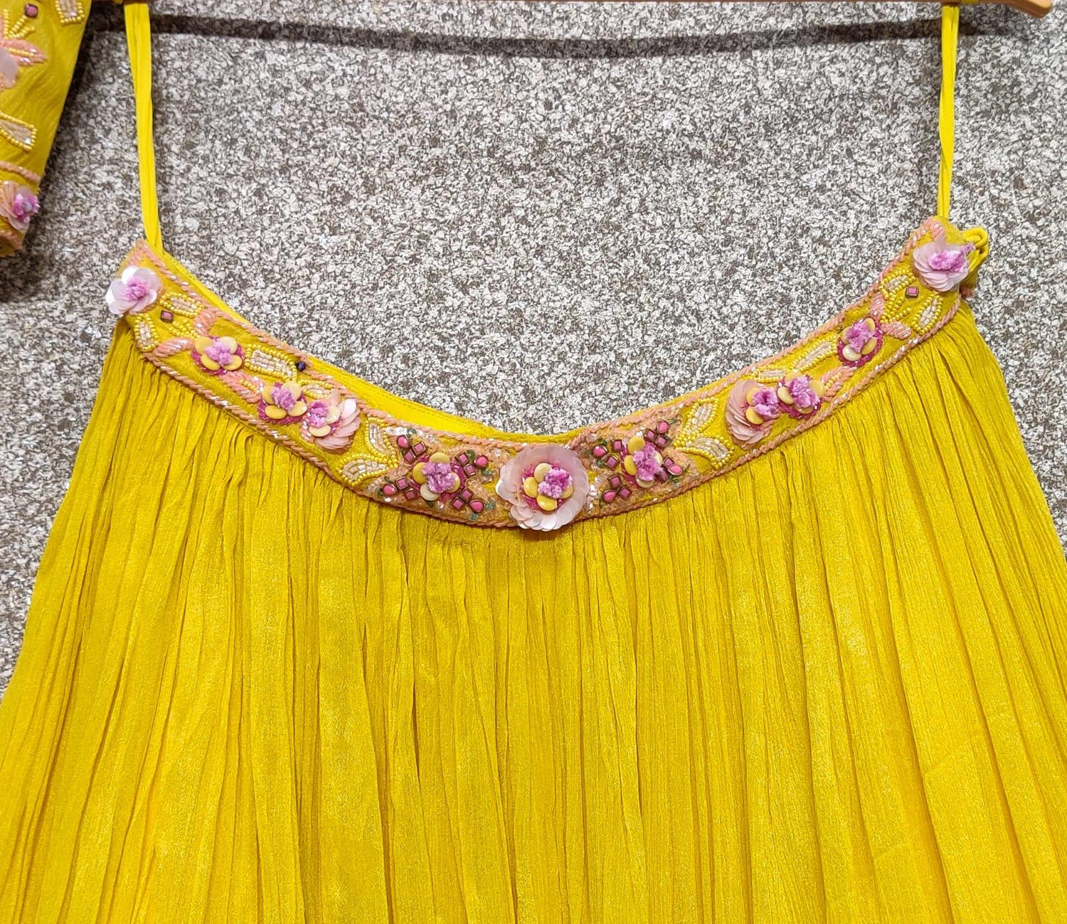 Beautiful Bridal Wedding Special for Haldi Lehenga Choli - Anant Exports