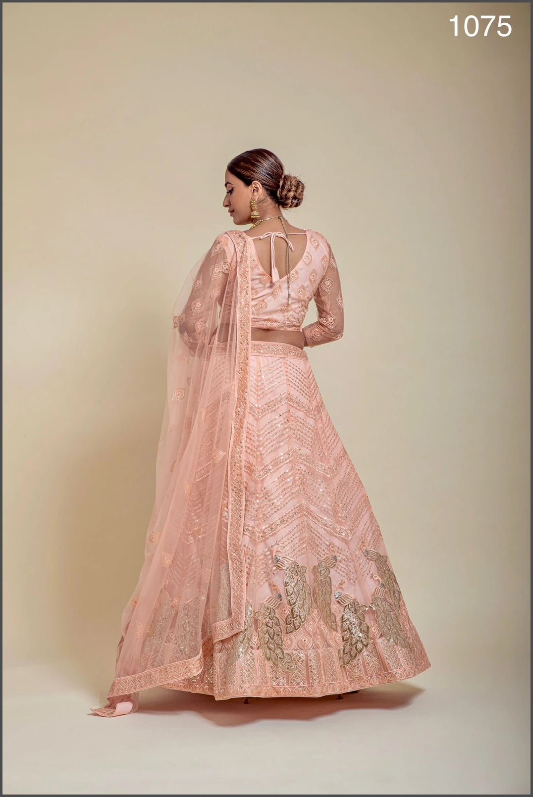 Women's Designer Heavy Double Net Bridal Wedding Lehenga Choli