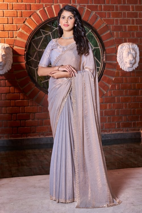 Crape Silk Georgette Saree