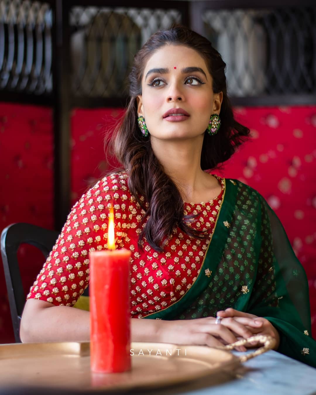 Organza saree