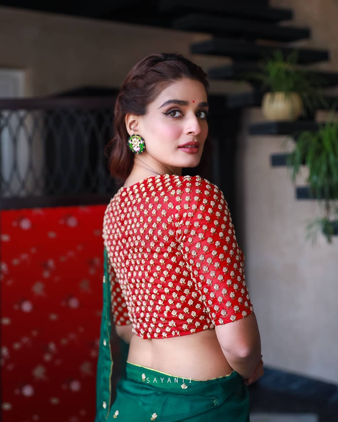 Organza saree