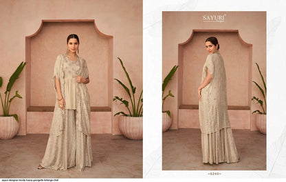 SAYURI DESIGNER TRENDY HEAVY GEORGETTE LEHENGA CHOLI D.NO 5240 - Anant Exports