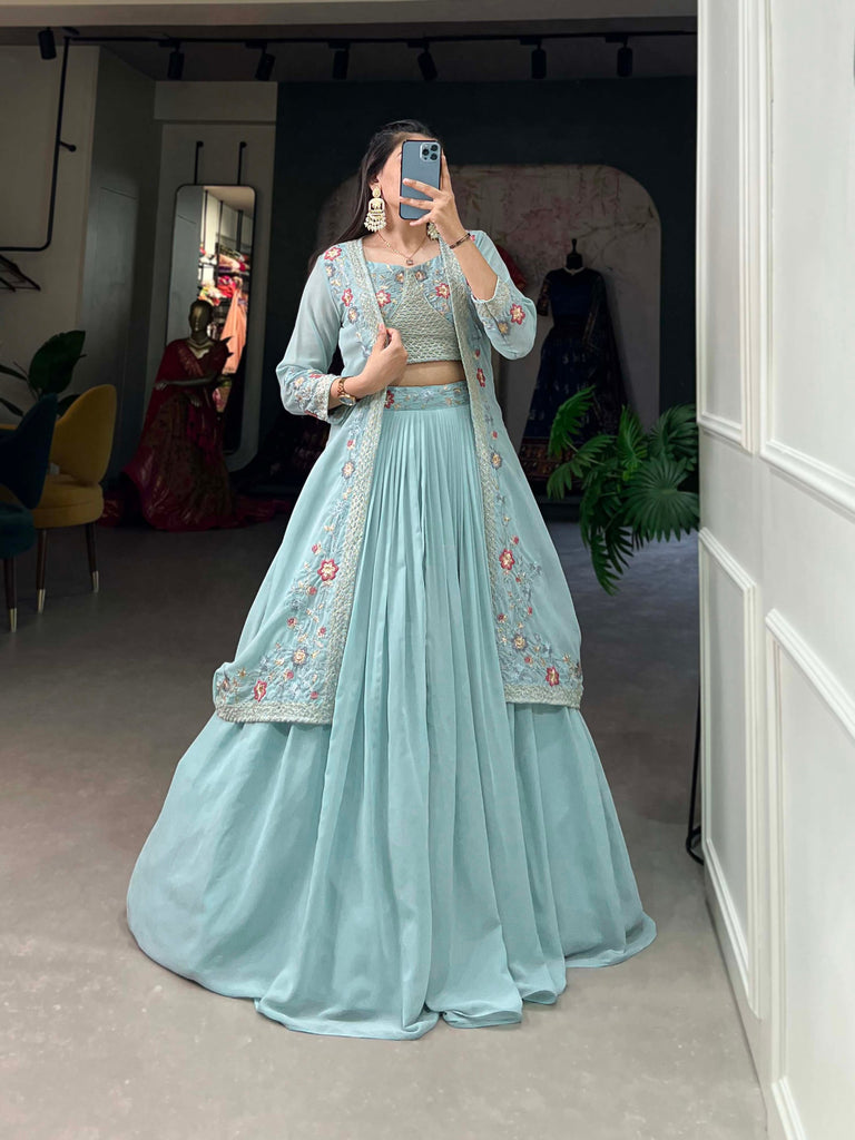 Indo Western Lacha Images Best Indo Western Lehenga Party Wear