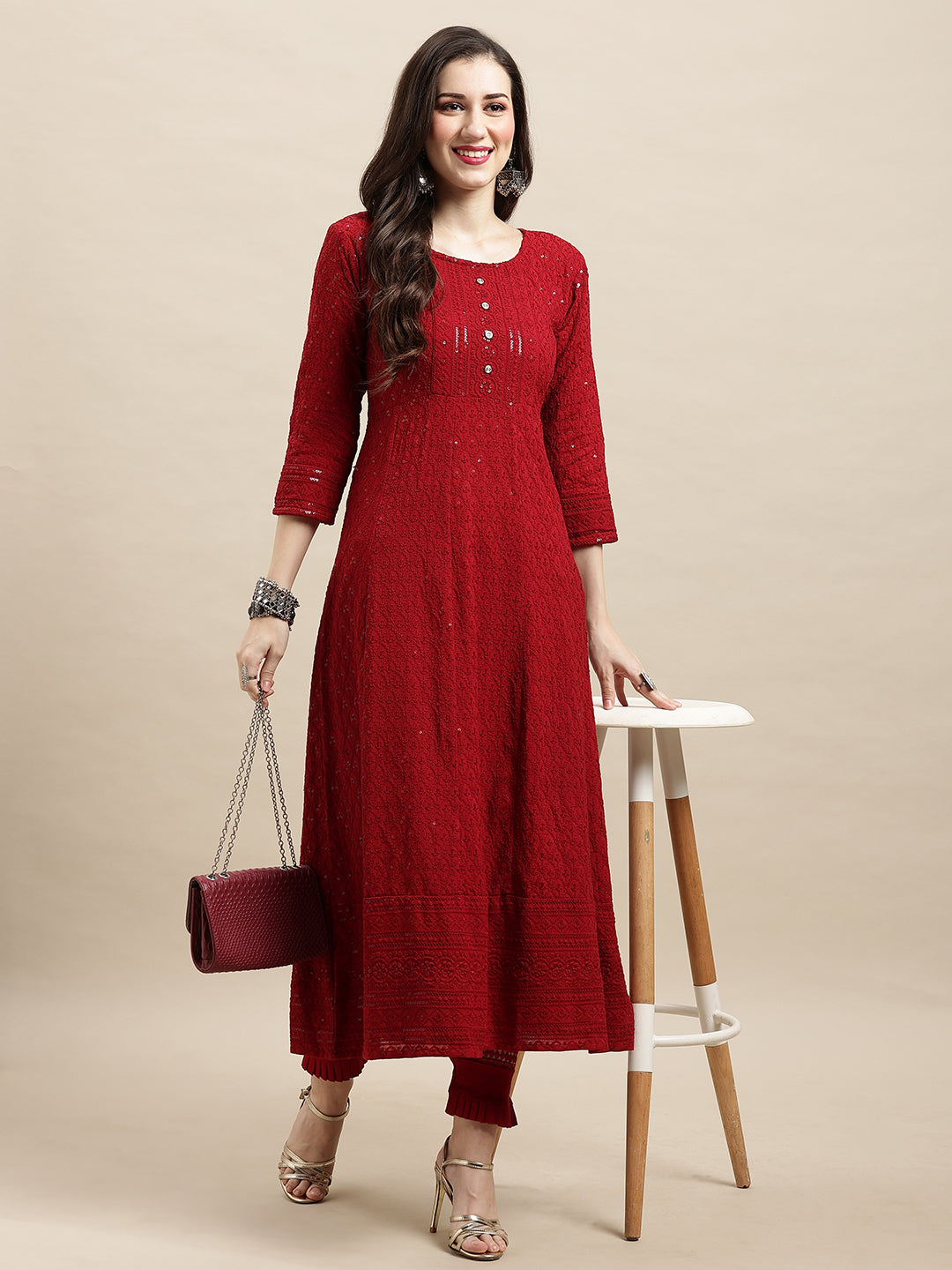 POORVA VOL 01 FESTIVE WEAR KURTI
