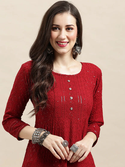 POORVA VOL 01 FESTIVE WEAR KURTI - Anant Exports