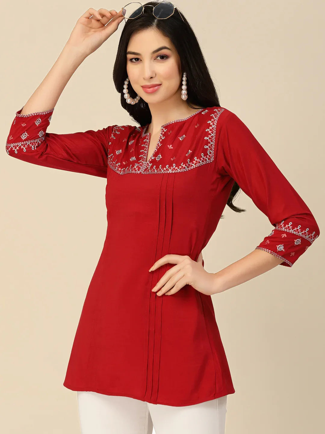 ZENY VOL 07 FANCY SHORT TOP D.NO. SNS-50077 - Anant Exports
