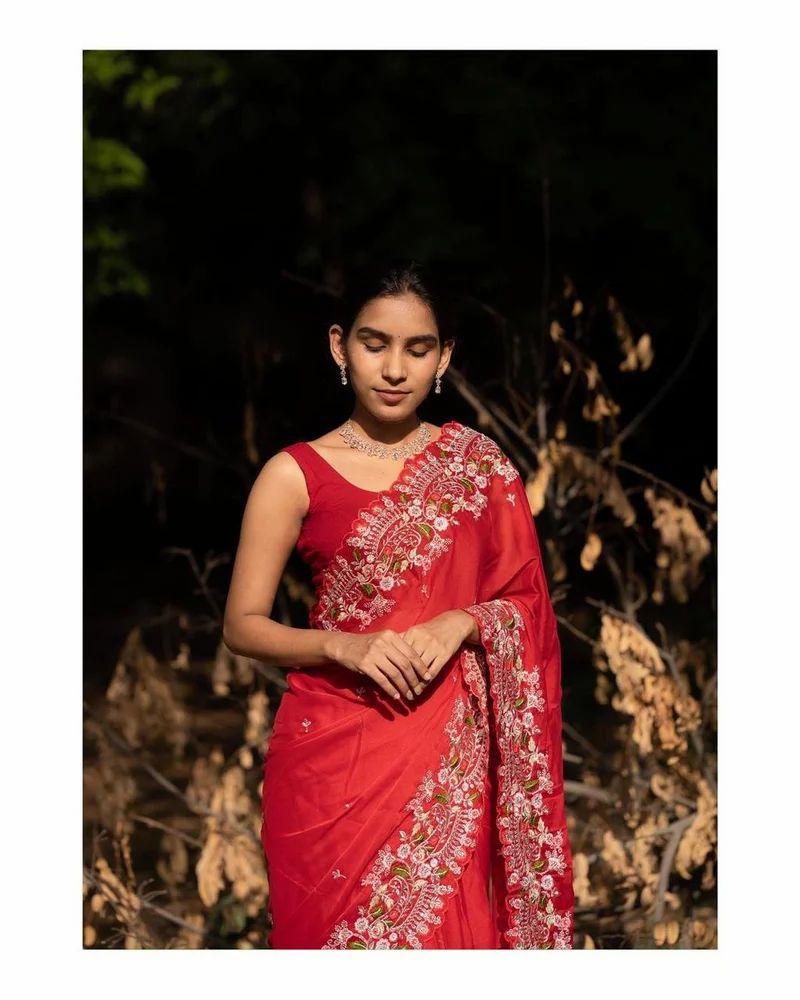 Sequins Saree