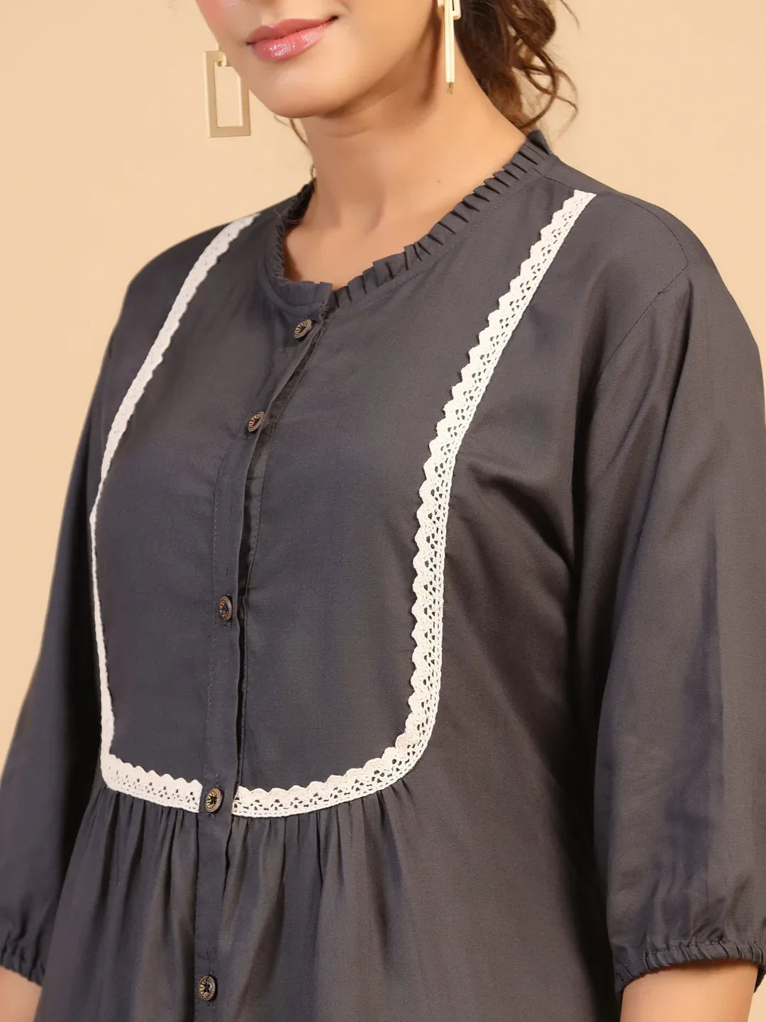 KEEVA FANCY WESTERN SHORT TOP - Anant Exports