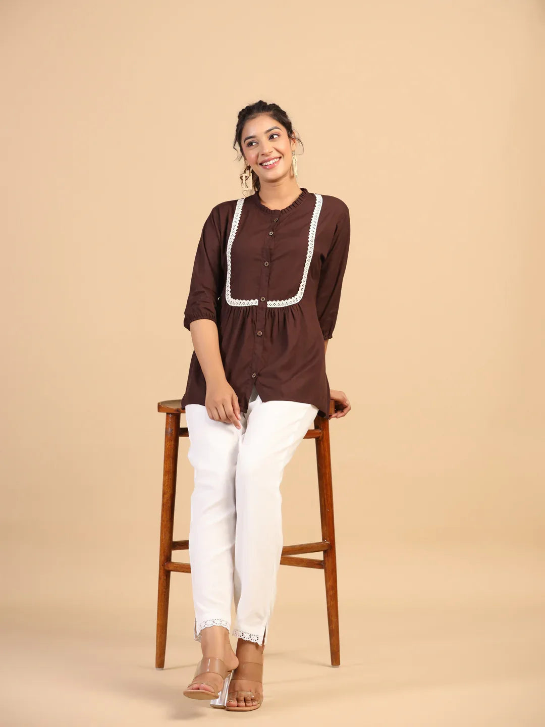 KEEVA FANCY WESTERN SHORT TOP - Anant Exports