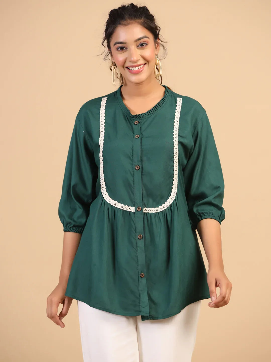 KEEVA FANCY WESTERN SHORT TOP - Anant Exports